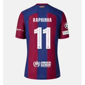 Barcelona Raphinha Belloli #11 Replica Home Stadium Shirt 2023-24 Short Sleeve
